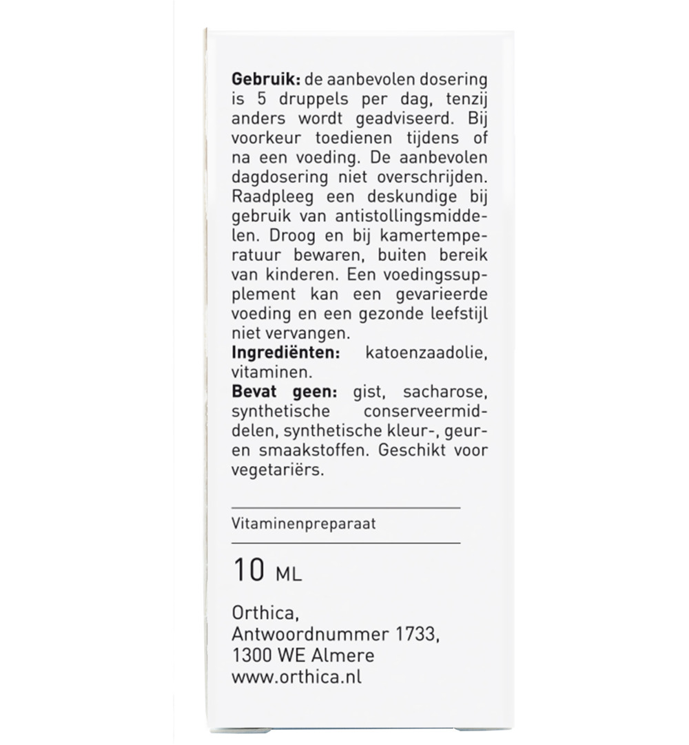 Orthica Vitamine K & D zuigeling (10 ml) - image 2