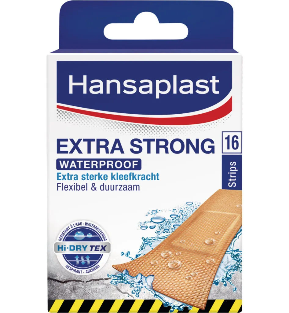 Hansaplast Extra strong waterproof (16 stuks)