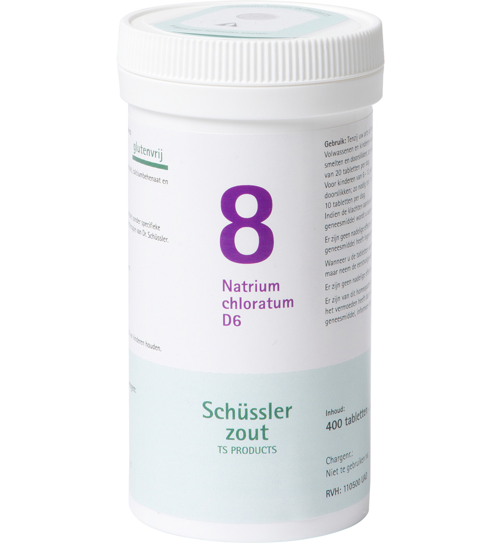 Pfluger Natrium chloratum 8 D6 Schussler (400 tabletten)