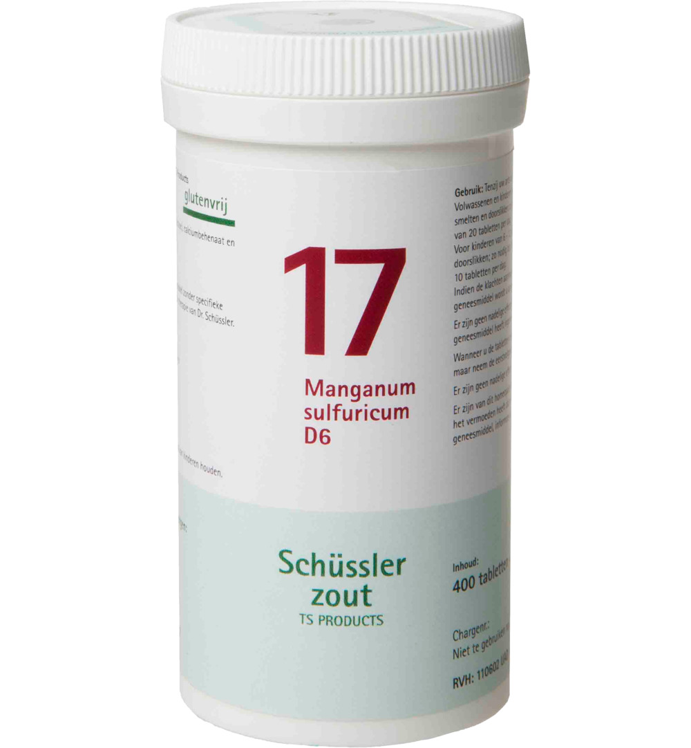 Pfluger Manganum sulfuricum 17 D6 Schussler (400 tabletten)