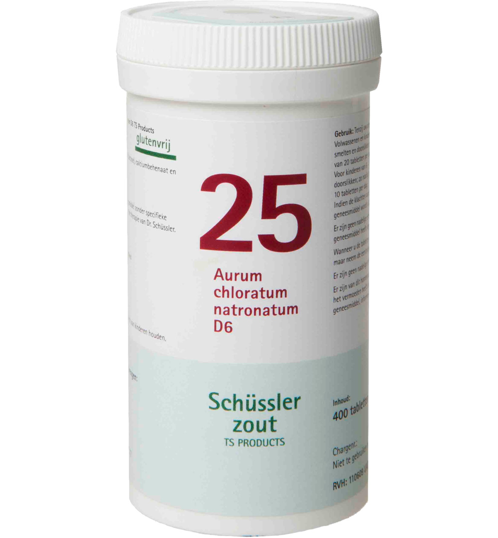 Pfluger Aurum chloratum natrium 25 D6 Schussler (400 tabletten)