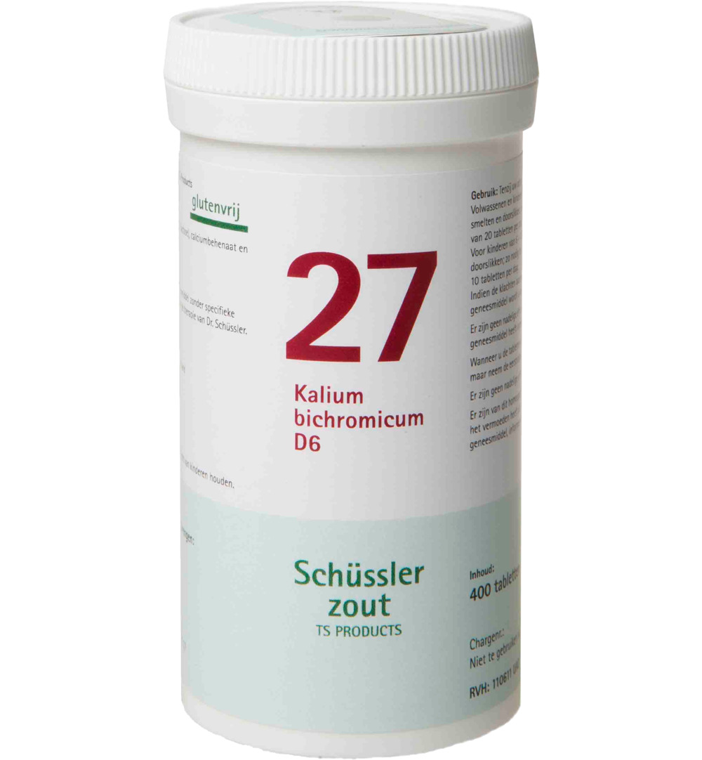Pfluger Kalium bichromicum 27 D6 Schussler (400 tabletten)