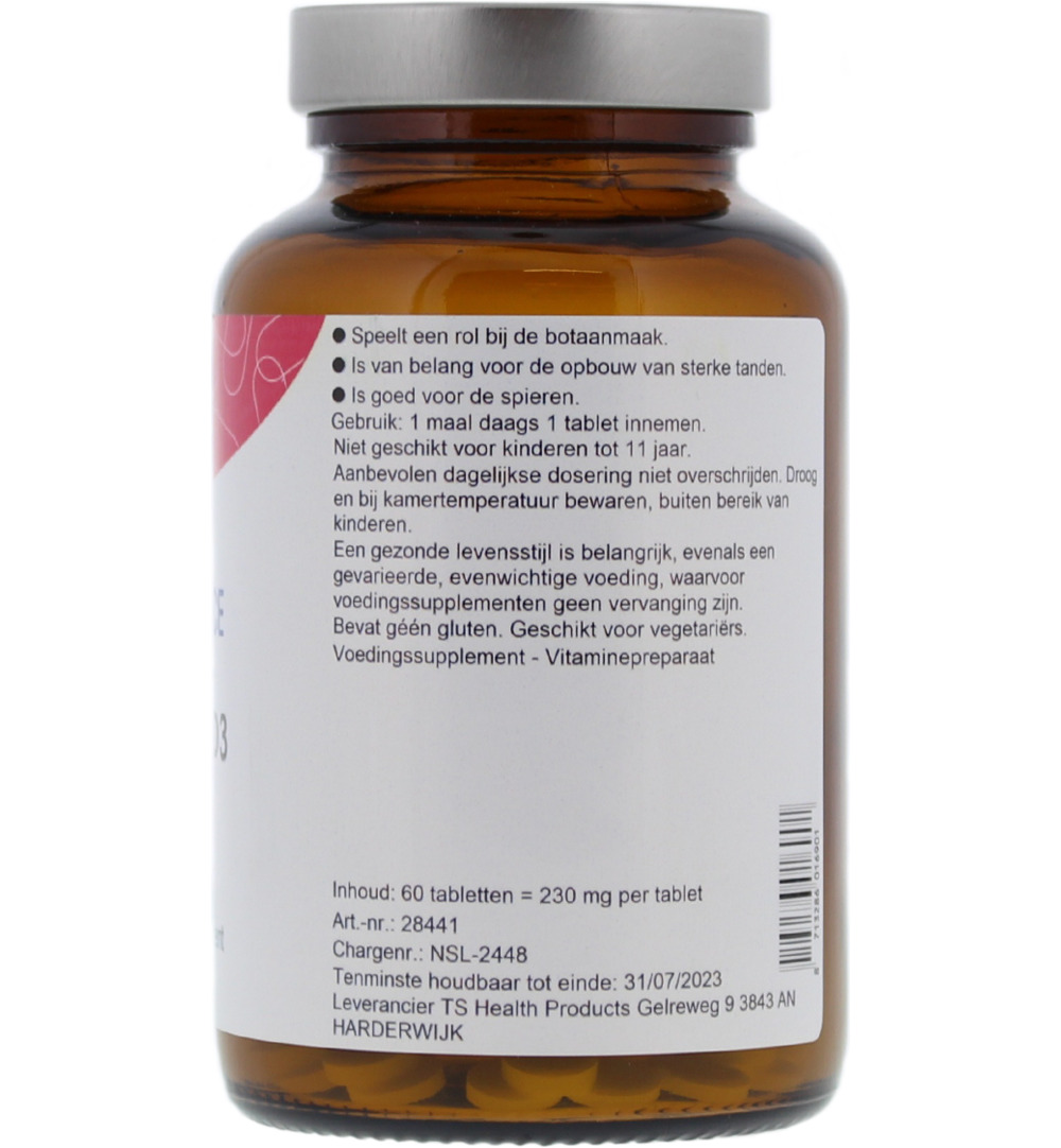 TS Choice Vitamine D3 25mcg (60 tabletten) - image 2