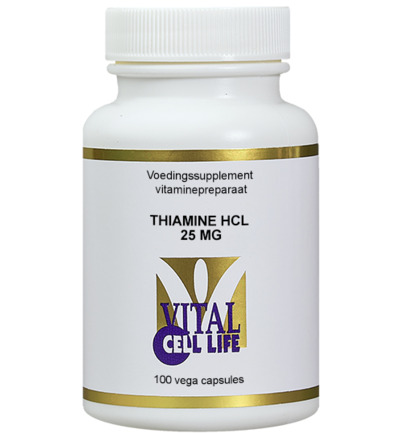 Vital Cell Life Thiamine HCL 25 mg (100 capsules)