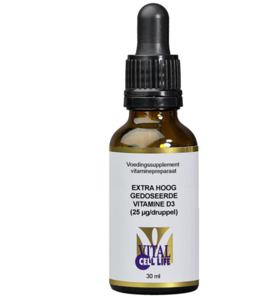 Vital Cell Life Vitamine D3 25mcg druppels (30 ml)