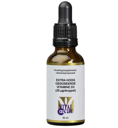 Vital Cell Life Vitamine D3 25mcg druppels (30 ml)