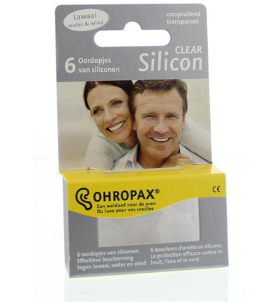Ohropax Silicon clear (6 stuks)