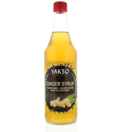 Yakso Gember Stroop Bio (480 ml)