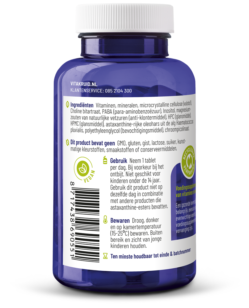 Vitakruid Multi Dag HD (90 tabletten)