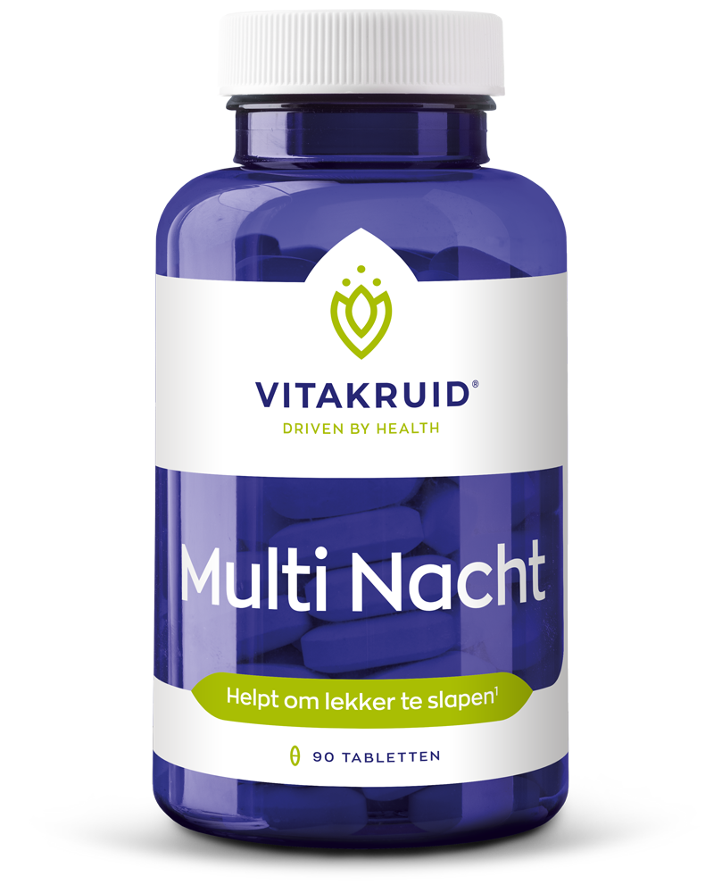 Vitakruid Multi Nacht Hd 100% Vegan (90 tabletten)