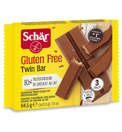 Dr. Schär Twin Bar 3-Pack (64,5 gr)