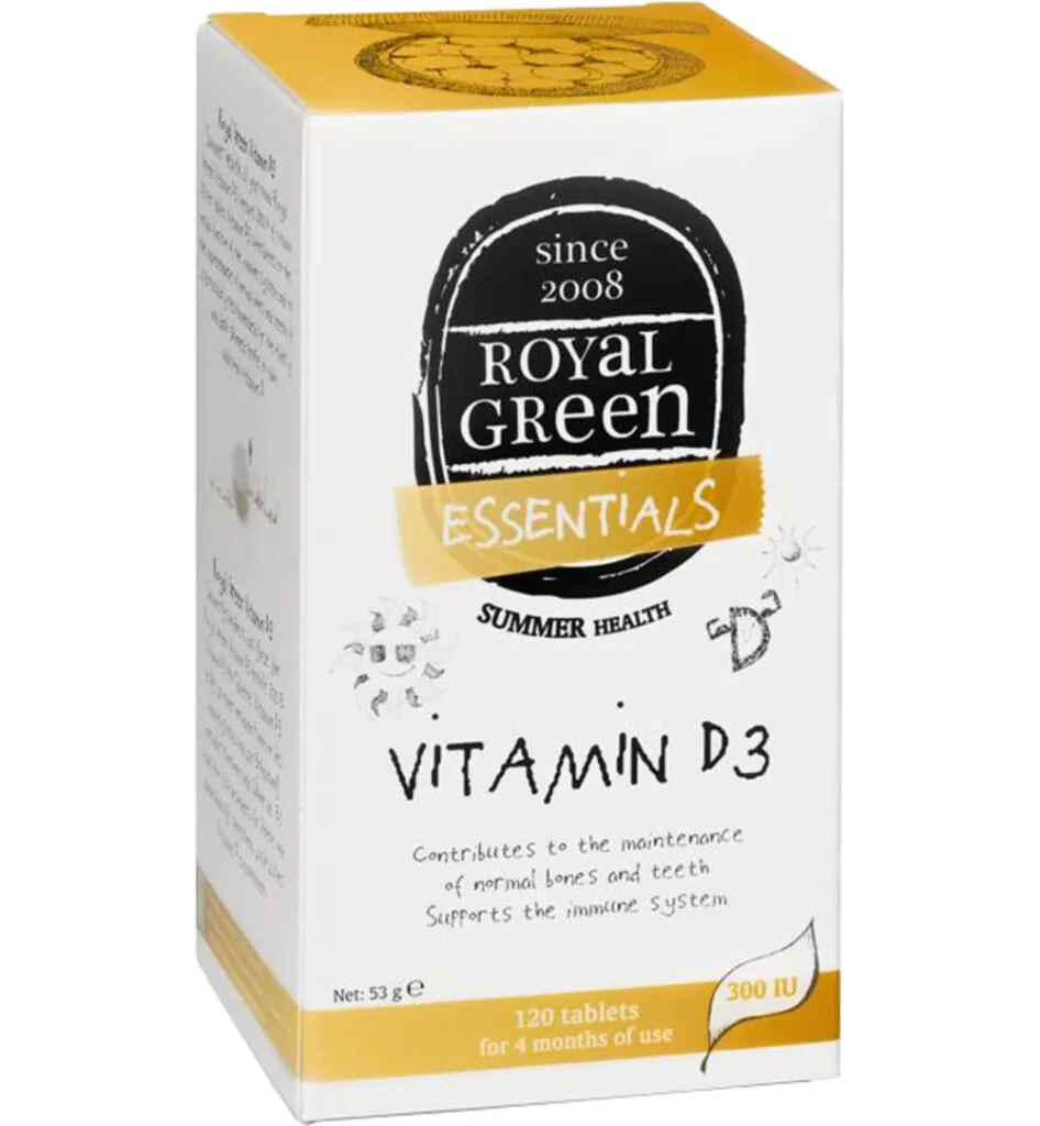 Royalgreen Vitamine D3 (120 tabletten)