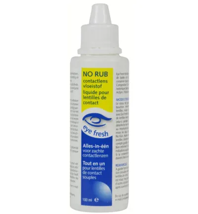 Eye Fresh No rub alles-in-1 vloeistof zachte lenzen (100 ml)