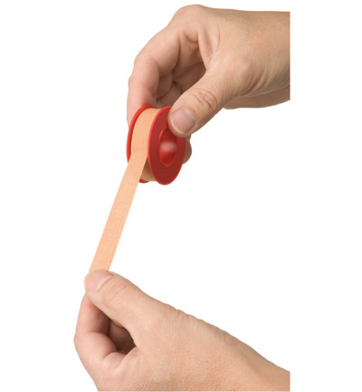 Hekaplast Hechtpleister textiel ring 5m x 1.25 cm (1 stuk)