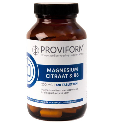 Proviform Magnesium Citraat 200 Mg & B6 (120 tabletten)