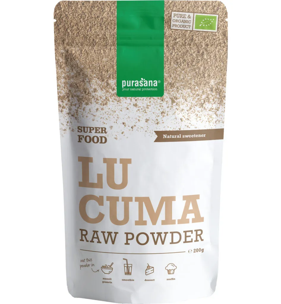 Purasana Lucuma Poeder/Poudre Vegan Bio (200 gr)