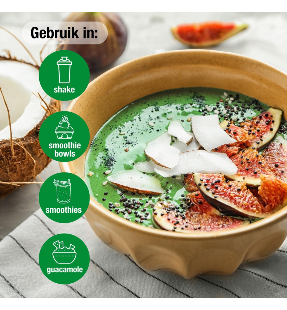 Purasana Spirulina Poeder/Poudre Spiruline Vegan Bio (200 gr) - image 3