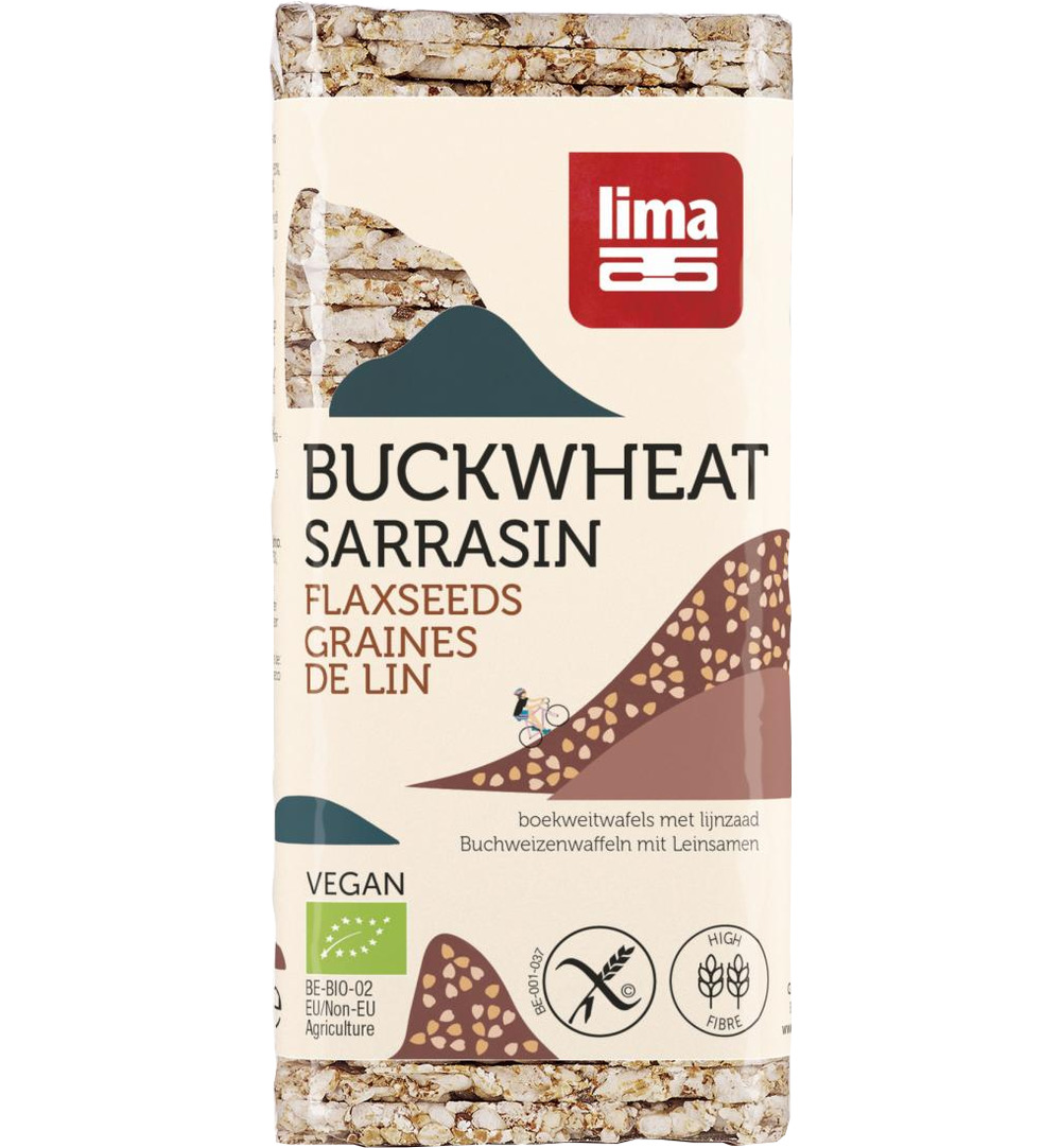 Lima Boekweitwafels Lijnzaad Bio (130 gr)