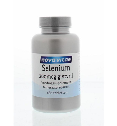 Nova Vitae Selenium 200 mcg gistvrij (180 stuks)