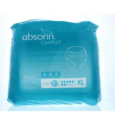 Absorin Comfort pants fit maat XL tot 170 cm (14 stuks)