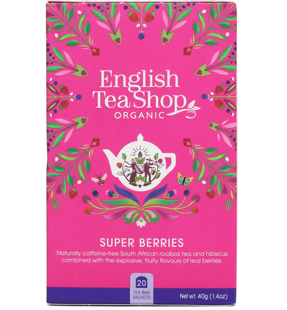 English Tea Shop Superberries bio (20 zakjes)