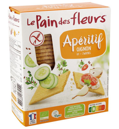 Le Pain Des Fleurs Aperitif Crackers Ui Bio (150 gr)