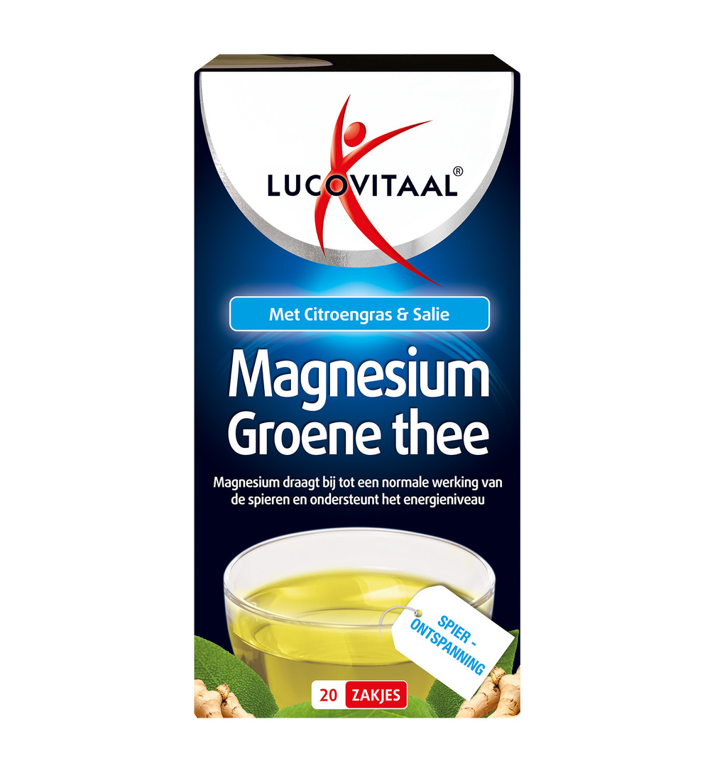Lucovitaal Magnesium Groene Thee (20 zakjes)
