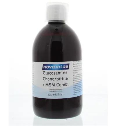 Nova Vitae Glucosamine chondroitine MSM combi (500 ml)