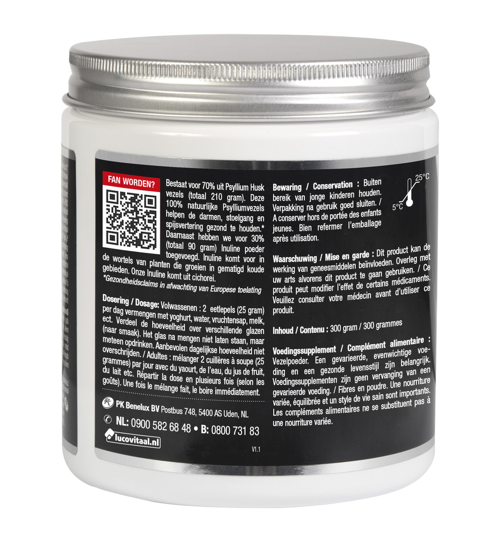 Lucovitaal Colon Phyta Vezelpoeder (300 gr) - image 2