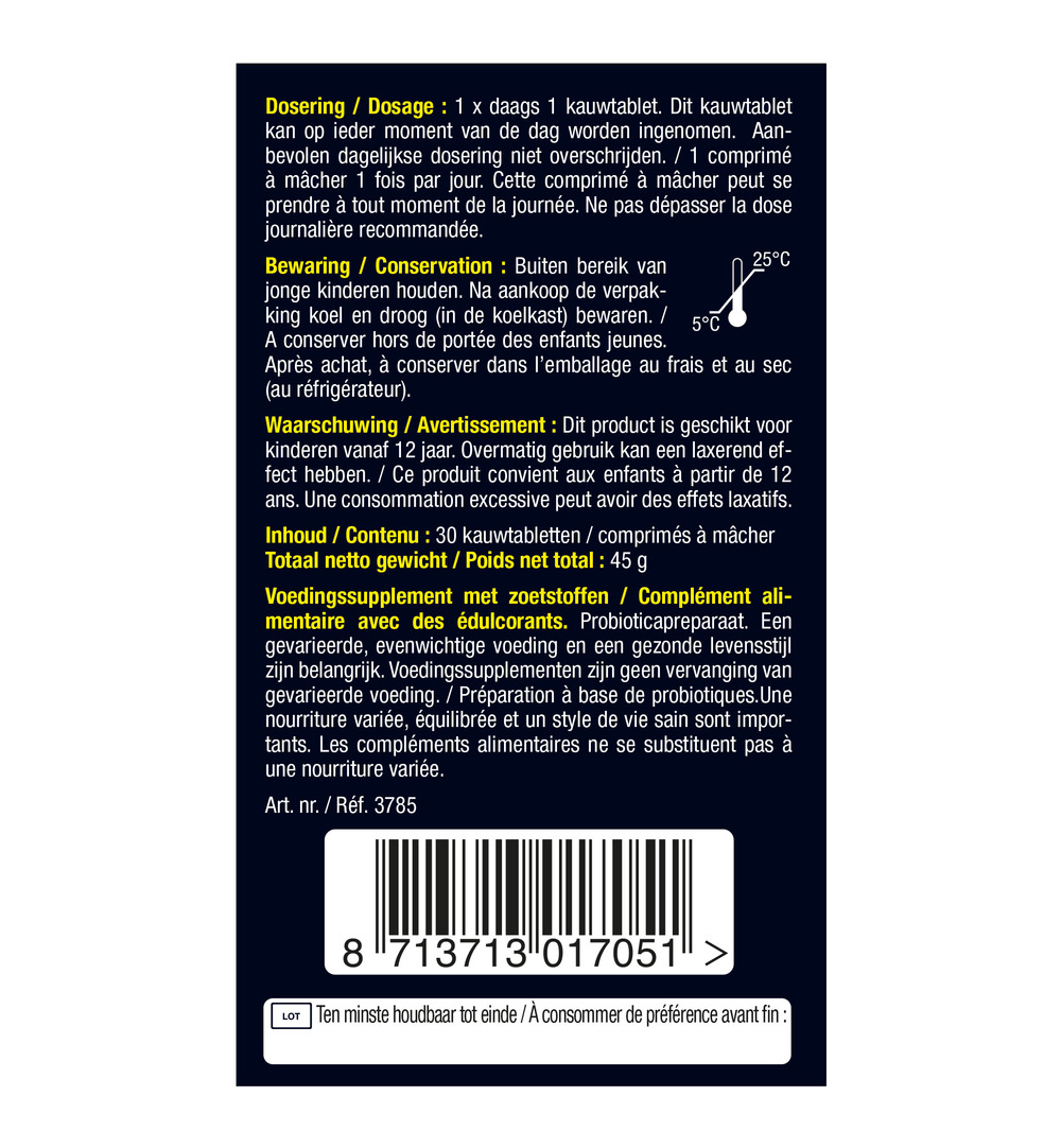 Lucovitaal Probiotica Mix 6 Bacteriestammen (30 kauwtabletten) - image 6