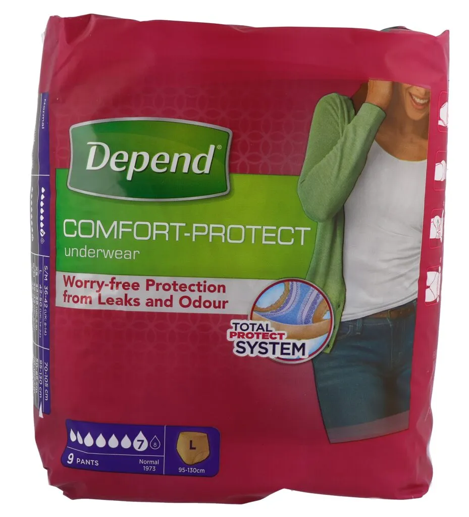 Depend Pants normal maat L (9 stuks)