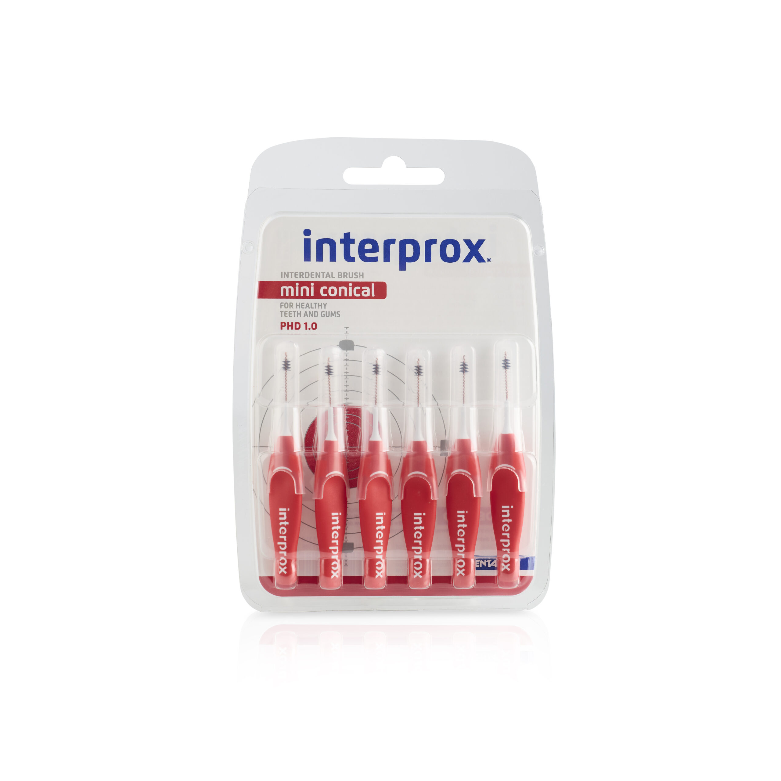 Interprox Premium mini conical rood (6 stuks)