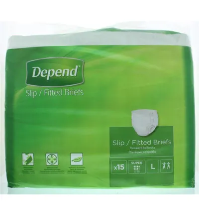 Depend Slip super maat L (15 stuks)