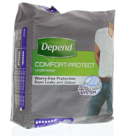 Depend Pants men normal maat L/XL (9 stuks)