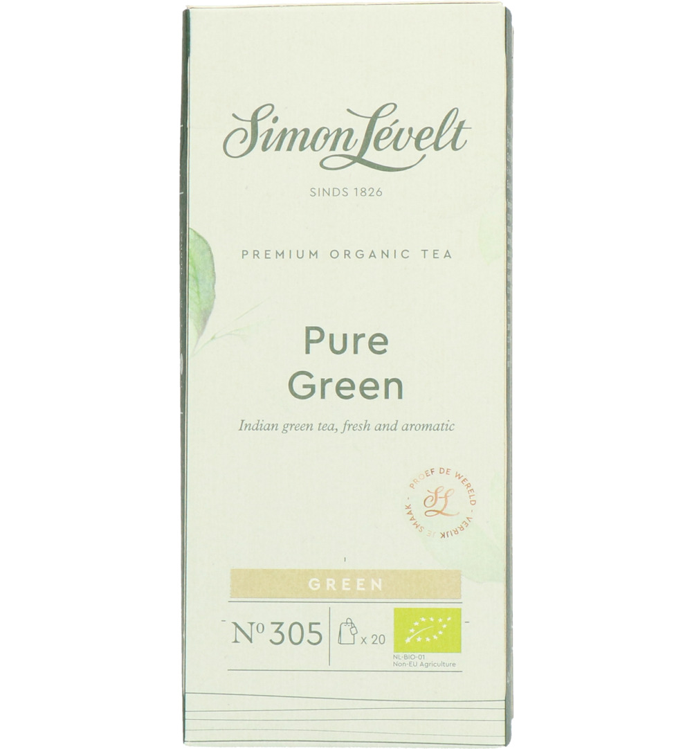 Simon Levelt Puregreen bio (20 zakjes)
