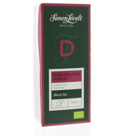 Simon Levelt Darjeeling finest bio (20 zakjes)