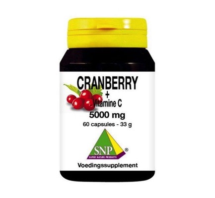 Snp Cranberry vitamine C 5000 mg (60 capsules)