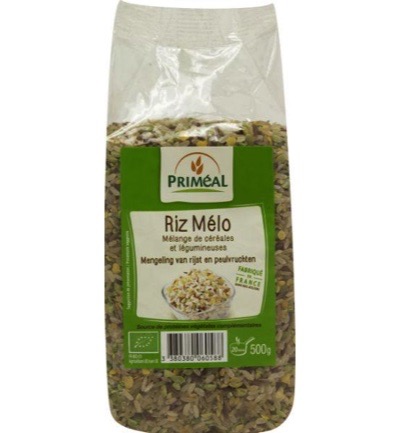 Priméal Rijst Met Spliterwten En Lijnzaad Bio (500 gr)
