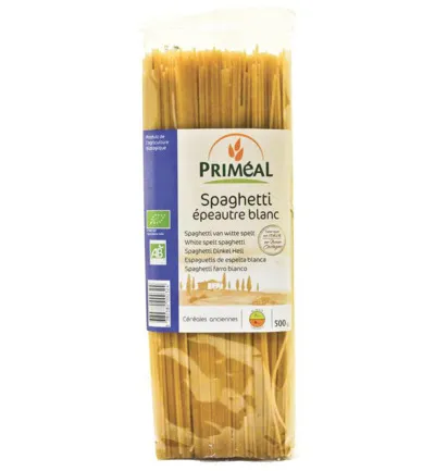 Priméal Spelt Spaghetti Wit Bio (500 gr)