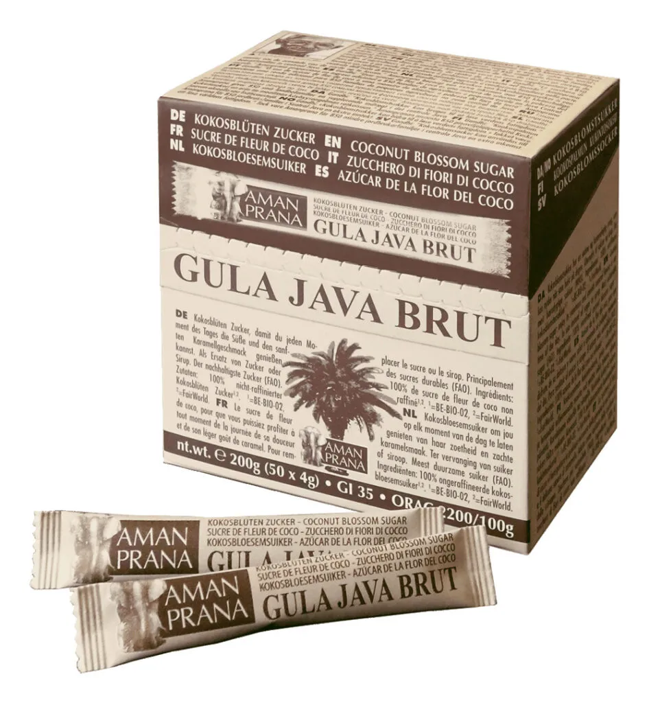Amanprana Gula Java Brut Stick 50 X 4Gram Bio (200 gr)