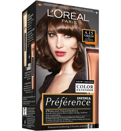 L'Oréal Preference 4.15 Caracas Diep Kastanjebruin (1 set)
