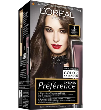 L'Oréal Preference 04 Tahiti Midden Bruin (1 set)