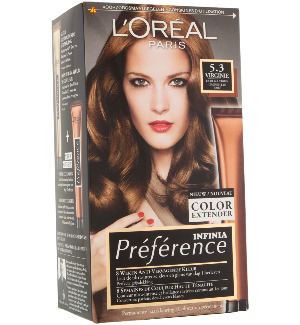 L'Oréal Preference 5.3 Virgin Licht Goudbruin (1 set)