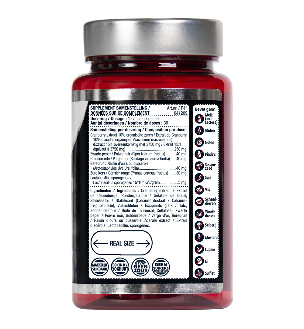 Lucovitaal Cranberry X-tra Lactobacillus (30 capsules)