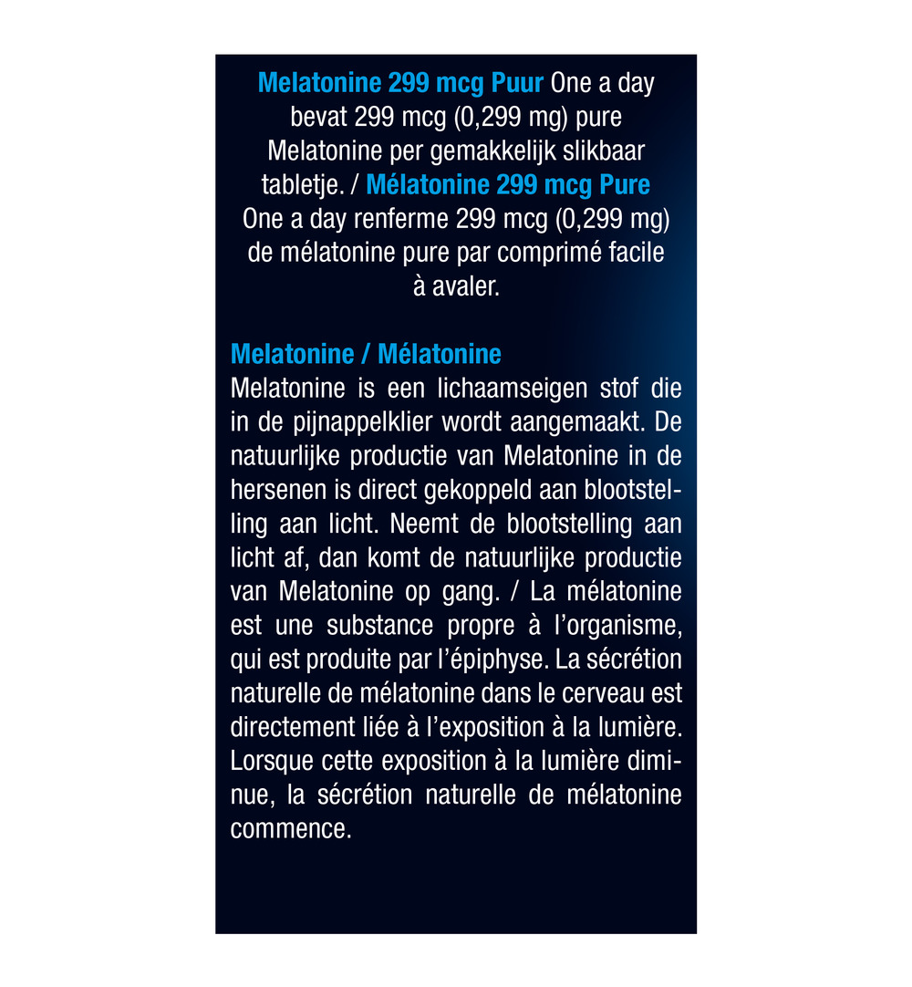 Lucovitaal Melatonine Puur 299mcg (200 tabletten) - image 5