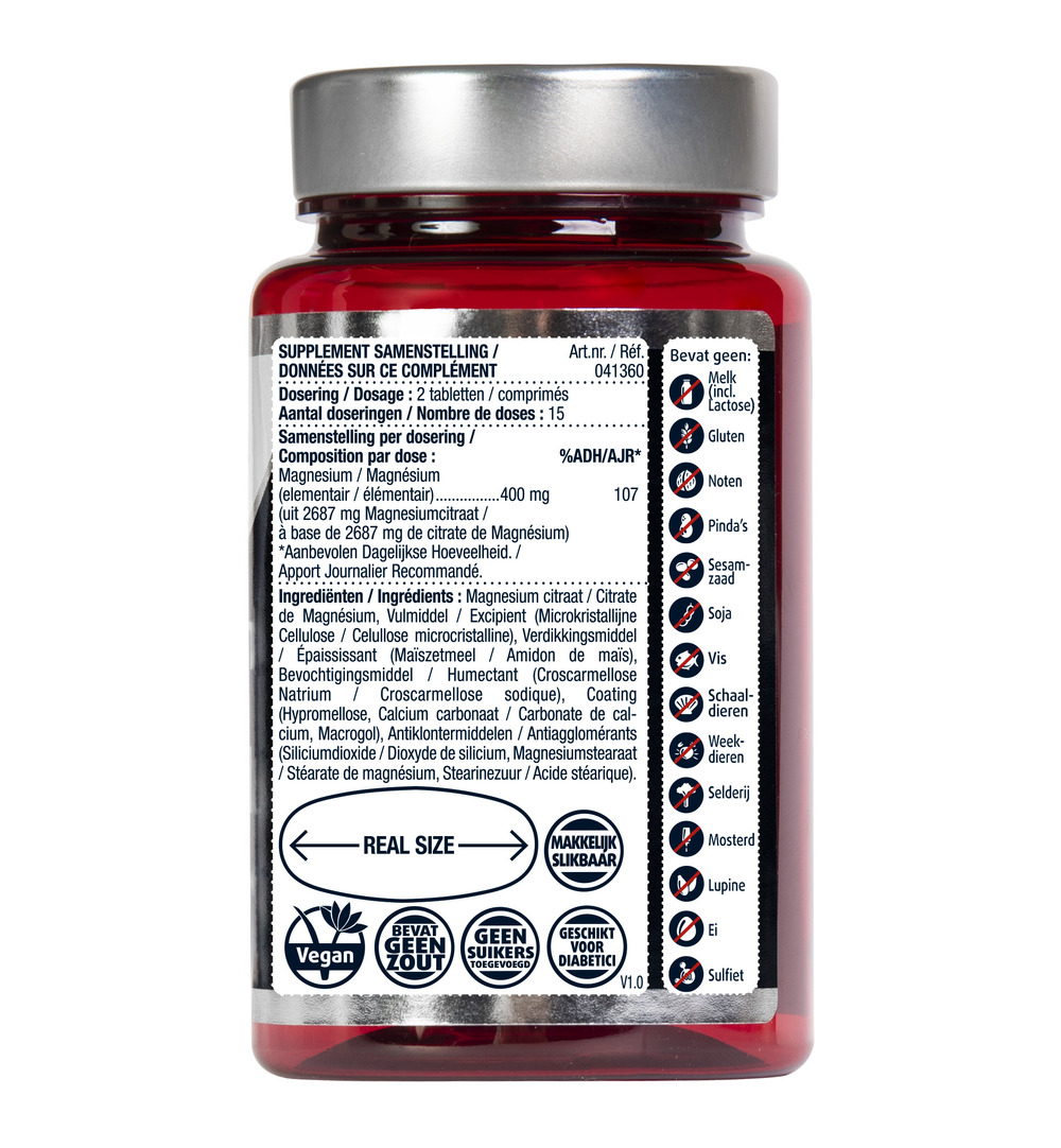 Lucovitaal Magnesium Citraat 400mg (30 tabletten)