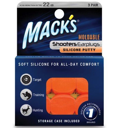 Macks Shooters moldable earplugs orange (3 paar)