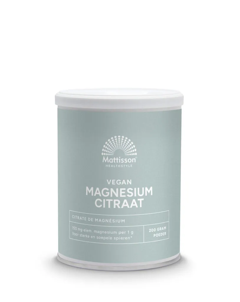 Mattisson Magnesium Citraat Poeder 15% (200 gr)