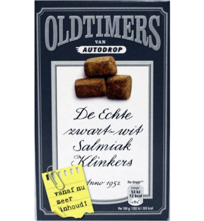 Autodrop Oldtimers salmiak klinkers (235 gr)
