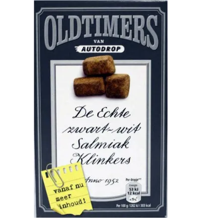 Autodrop Oldtimers salmiak klinkers (235 gr)
